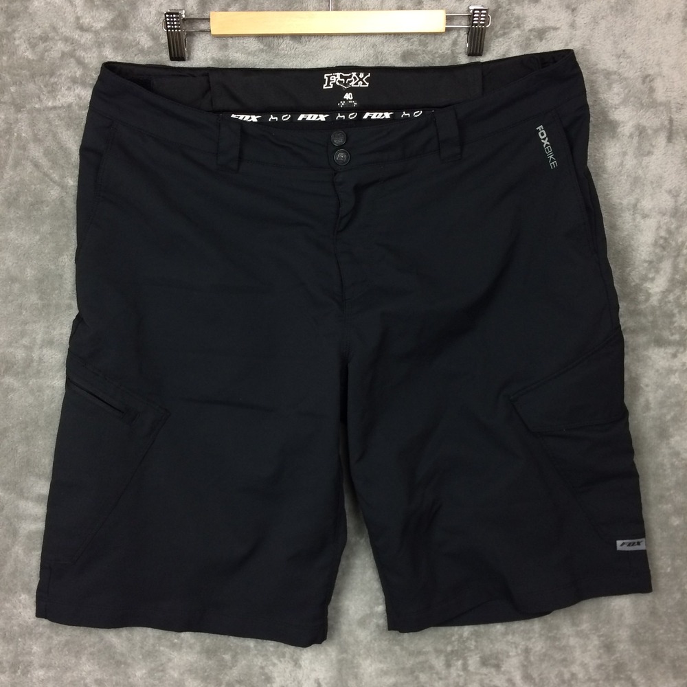Fox Racing Cargo Shorts Mens 40 Black Motocross Skate Bike Ranger